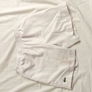 Lacoste white tennis shorts, boys size 10